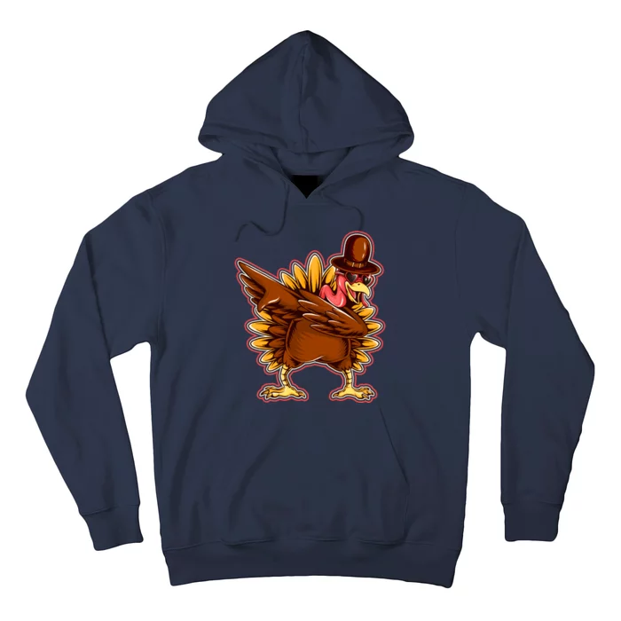 Funny Thanksgiving Dabbing Turkey Hoodie