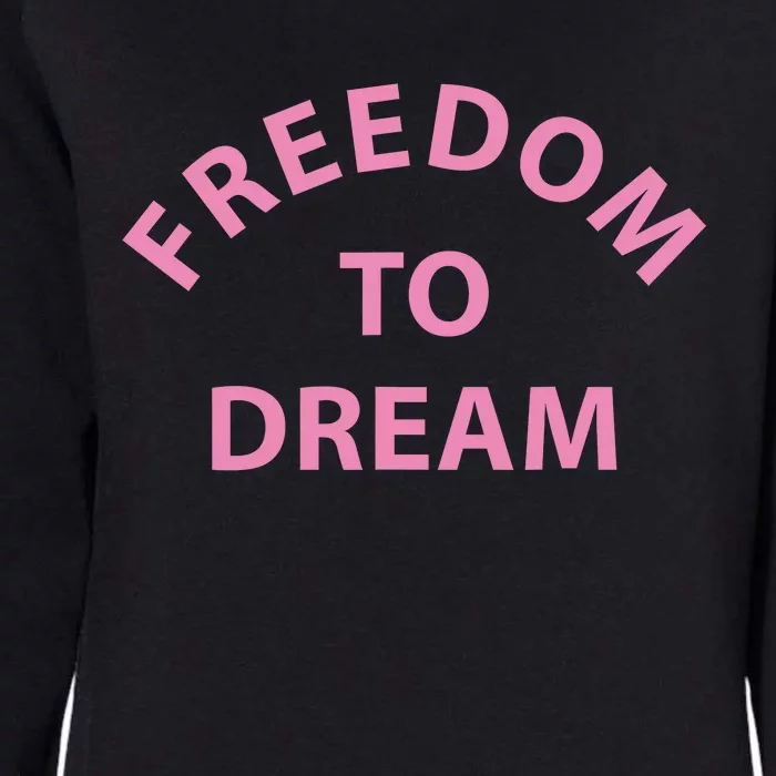 Freedom To Dream Funny Miami Beach Summer Womens California Wash Sweatshirt