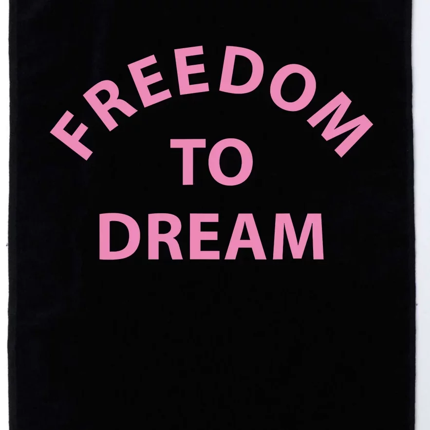 Freedom To Dream Funny Miami Beach Summer Platinum Collection Golf Towel