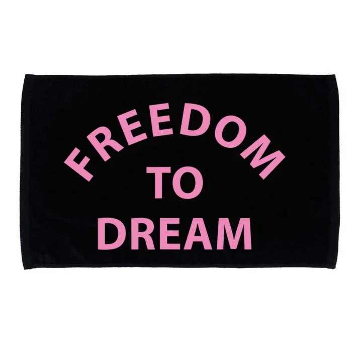 Freedom To Dream Funny Miami Beach Summer Microfiber Hand Towel