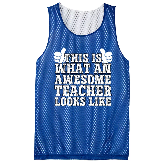 Funny Teachers Design Thanksgiving Xmas Teacher Appreciation Cool Gift Mesh Reversible Basketball Jersey Tank