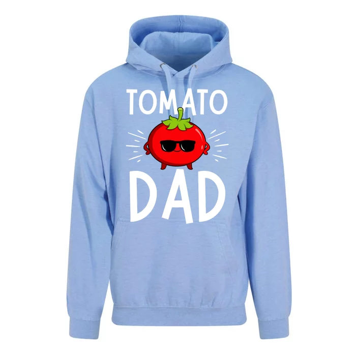 Funny Tomato Dad King Vegetable Fathers' Day Gardener Gift Unisex Surf Hoodie