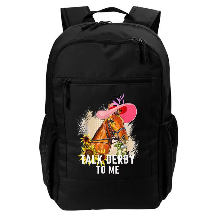 Funny Talk Derby To Me Horse Racing Daily Commute Backpack