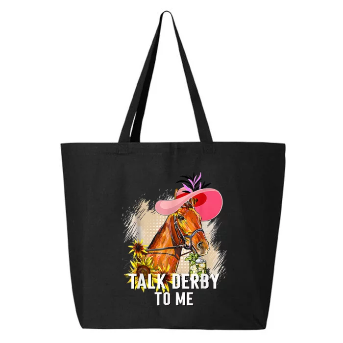 Funny Talk Derby To Me Horse Racing 25L Jumbo Tote