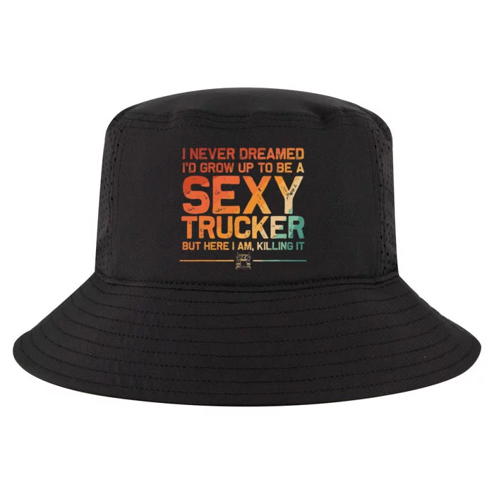 Funny Truck Driver Design For Trucker Trucking Lover Cool Comfort Performance Bucket Hat