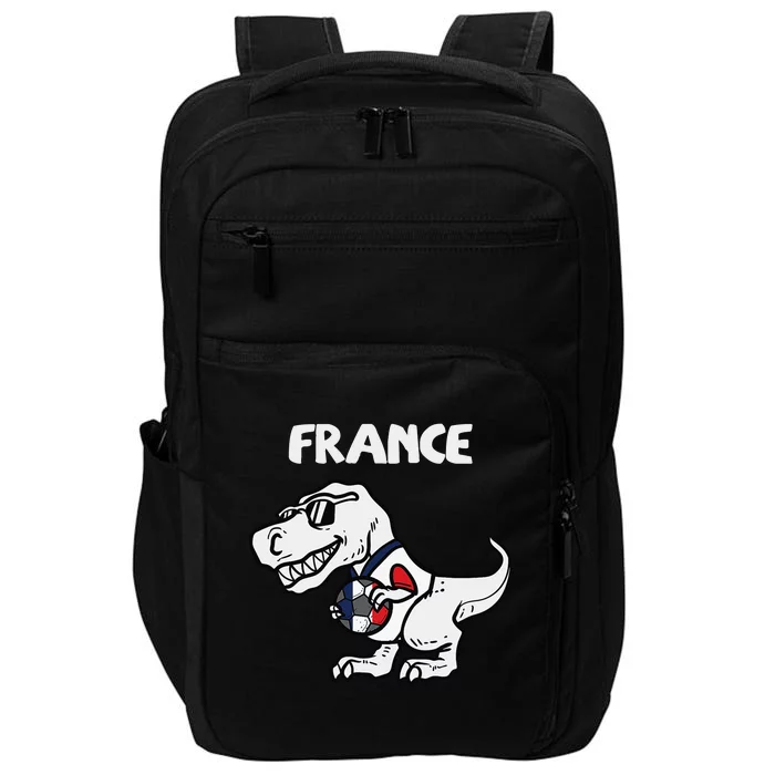 France Trex Dino French Flag Soccer Fan Impact Tech Backpack