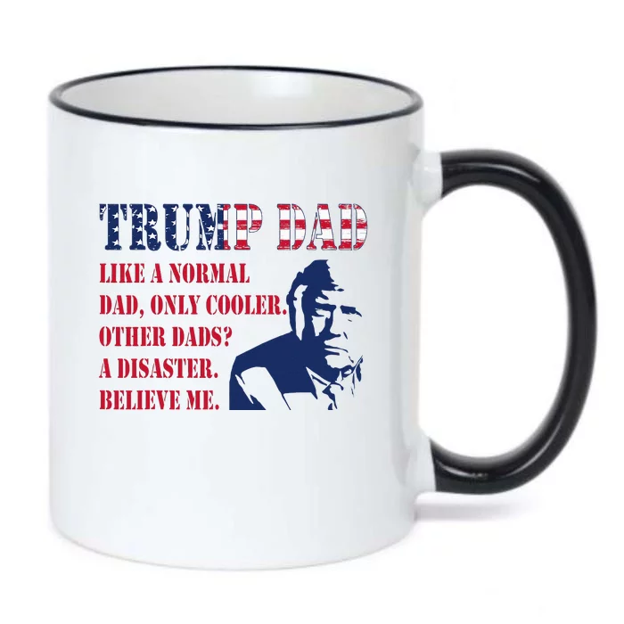 Funny Trump Dad Fathers Day Pro Trump Supporter Black Color Changing Mug