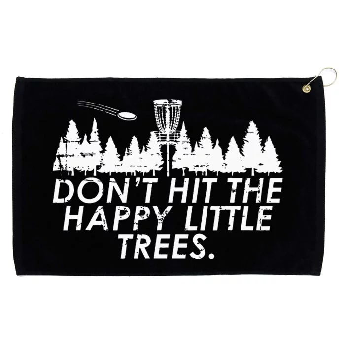 Funny Trees Disc Golf Perfect Gift For Frisbee Players Grommeted Golf Towel