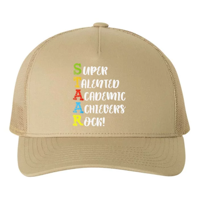 Funny Test Day Staar School Teacher Professor Testing Yupoong Adult 5-Panel Trucker Hat