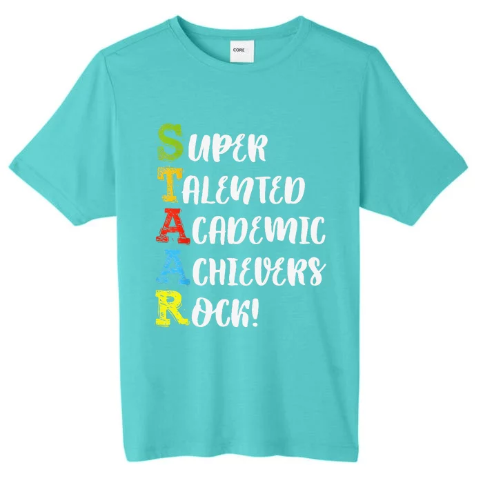 Funny Test Day Staar School Teacher Professor Testing ChromaSoft Performance T-Shirt