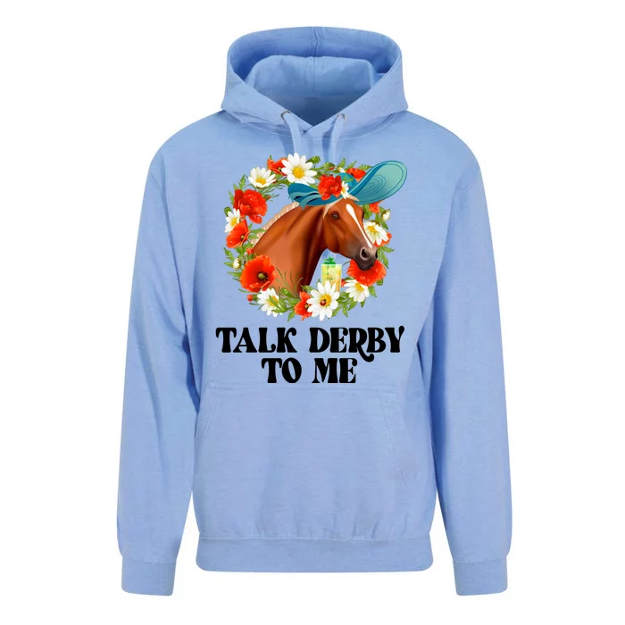 Funny Talk Derby To Me Horse Derby Racing Unisex Surf Hoodie