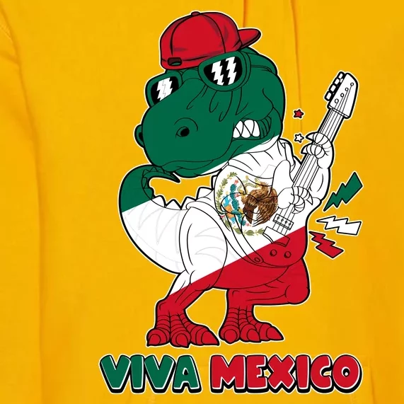 Funny Trex Dinosaur Viva Mexico Premium Hoodie