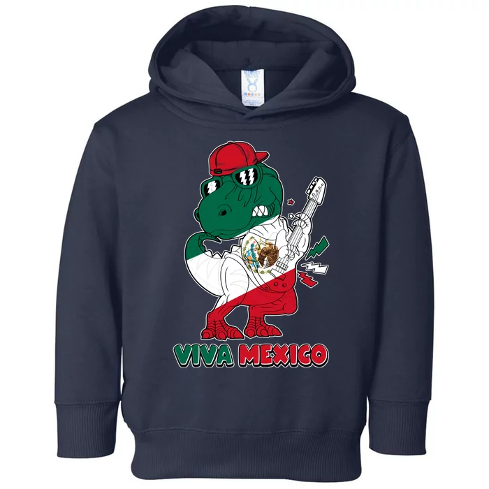 Funny Trex Dinosaur Viva Mexico Toddler Hoodie