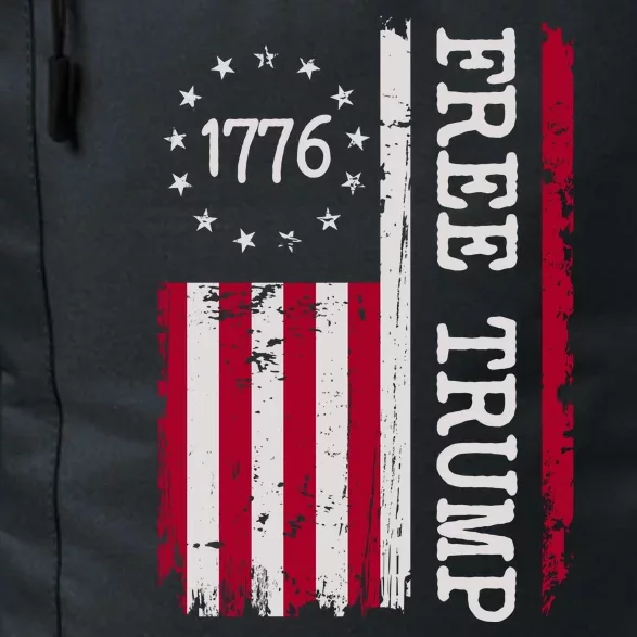 Free Trump Destressed 1776 Betsy Ross USA Flag Daily Commute Backpack