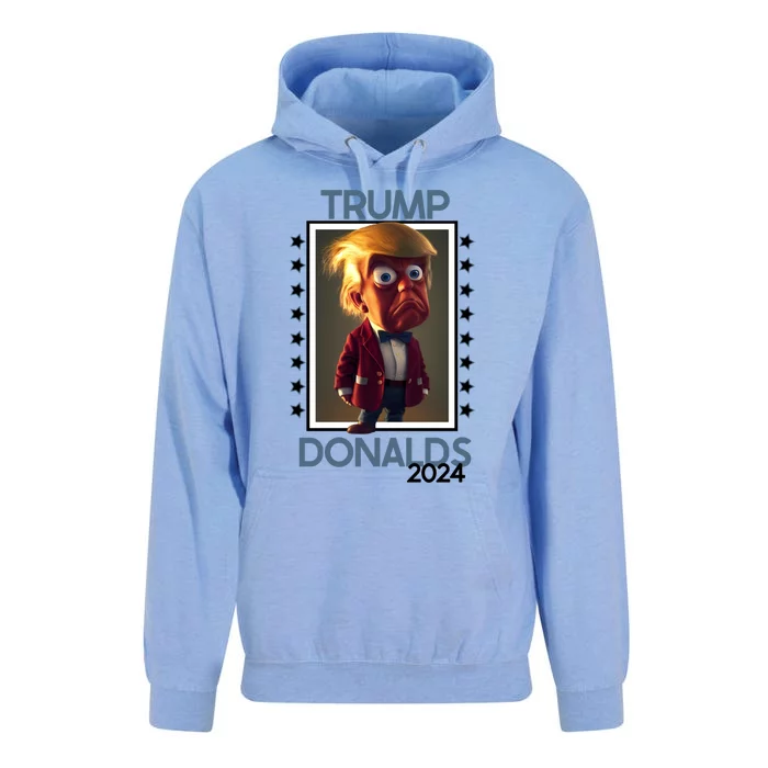 Funny Trump Donalds Vote 2024 Election Great Gift Unisex Surf Hoodie