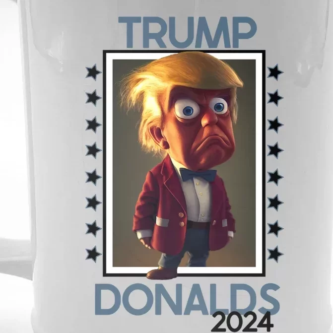 Funny Trump Donalds Vote 2024 Election Great Gift Front & Back Beer Stein