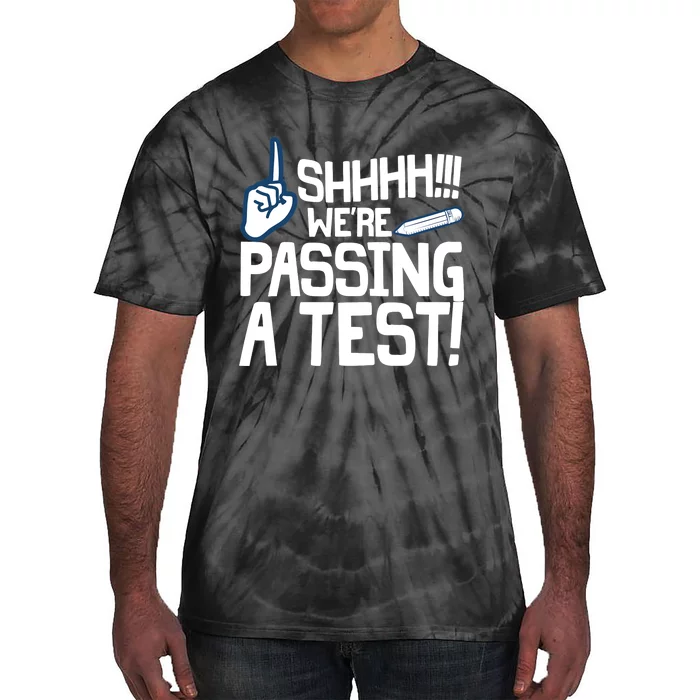 Funny Testing Day Art For Teacher Wo State Testing Tie-Dye T-Shirt