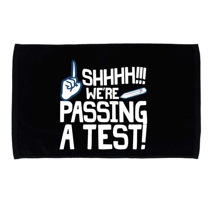 Funny Testing Day Art For Teacher Wo State Testing Microfiber Hand Towel