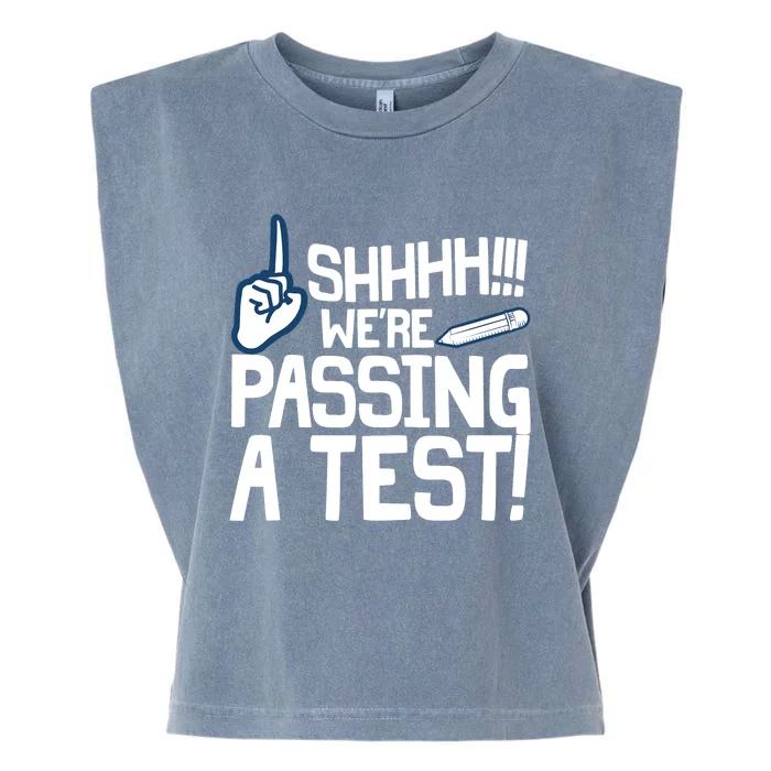 Funny Testing Day Art For Teacher Wo State Testing Garment-Dyed Women's Muscle Tee