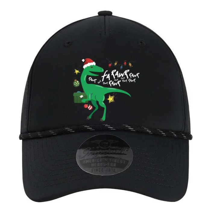 Funny Trex Dinosaur Ugly Christmas Fa Rawr Rawr Funny Gift Performance The Dyno Cap