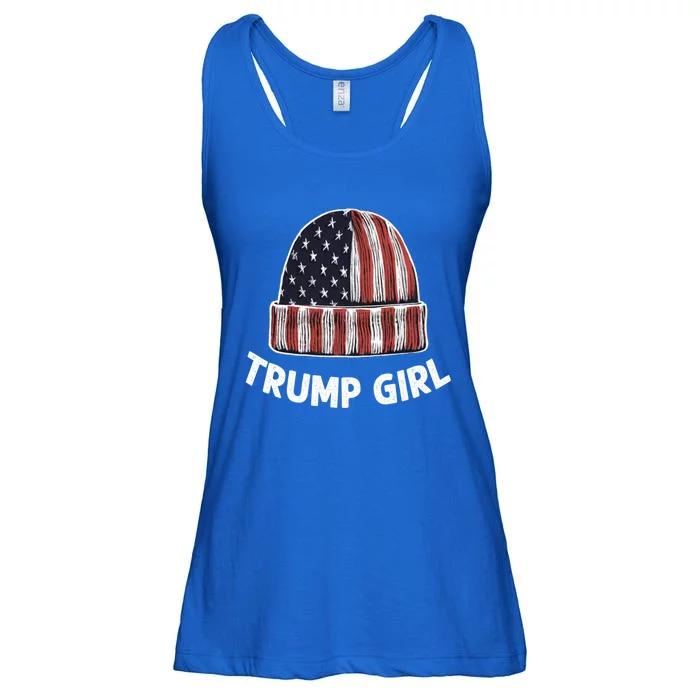 Funny Trump Election Trump Beanie Funny Gift Ladies Essential Flowy Tank