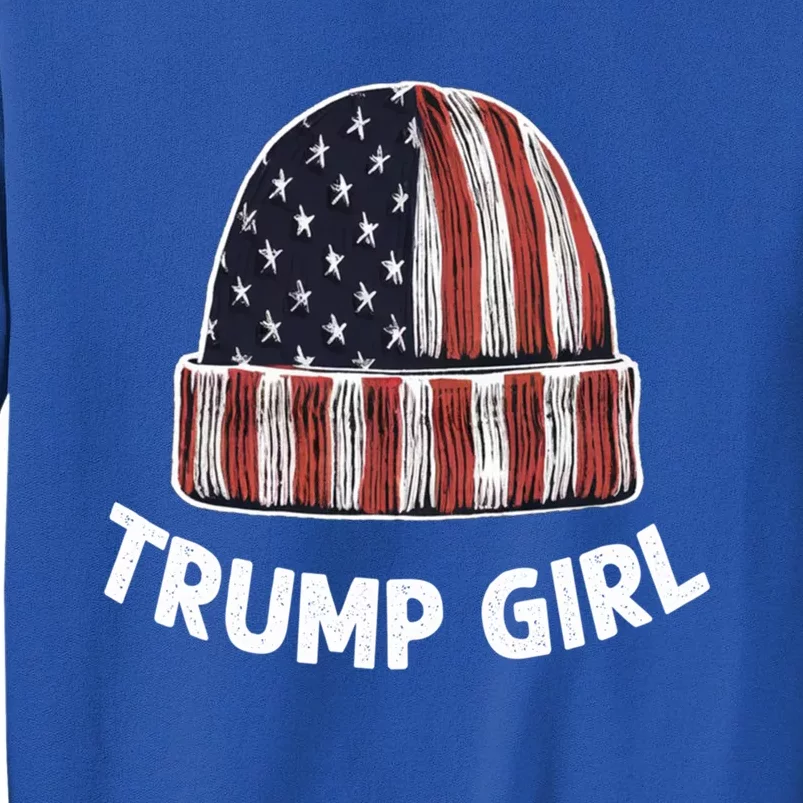 Funny Trump Election Trump Beanie Funny Gift Tall Sweatshirt