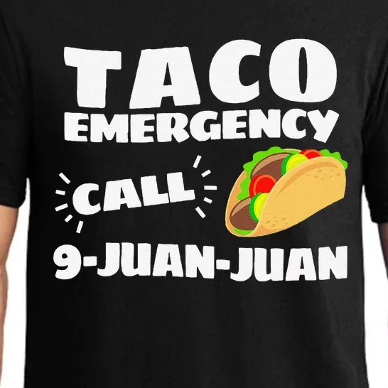 Funny Taco Emergency Cinco De Mayo Pajama Set