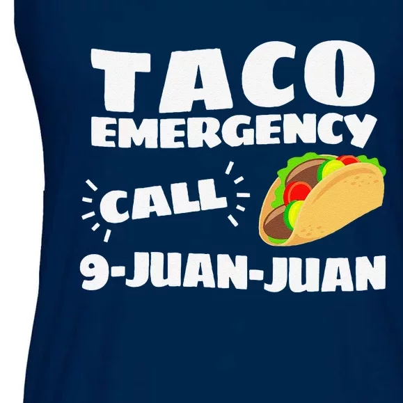 Funny Taco Emergency Cinco De Mayo Ladies Essential Flowy Tank