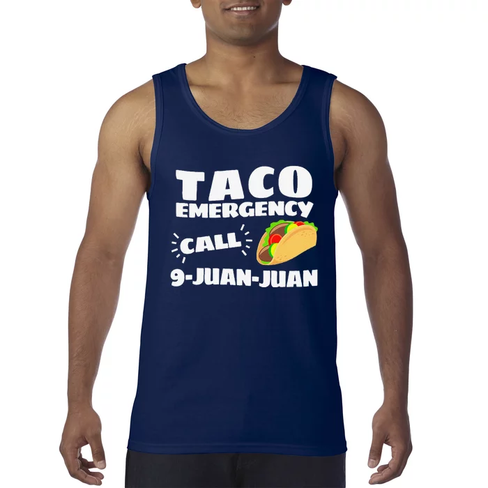 Funny Taco Emergency Cinco De Mayo Tank Top