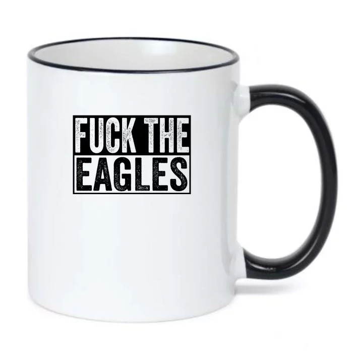 Fuck The Eagles Black Color Changing Mug