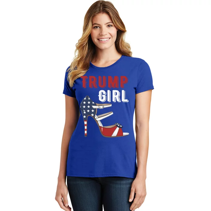 Funny Trump Election Trump Heel Shoe Gift Women's T-Shirt