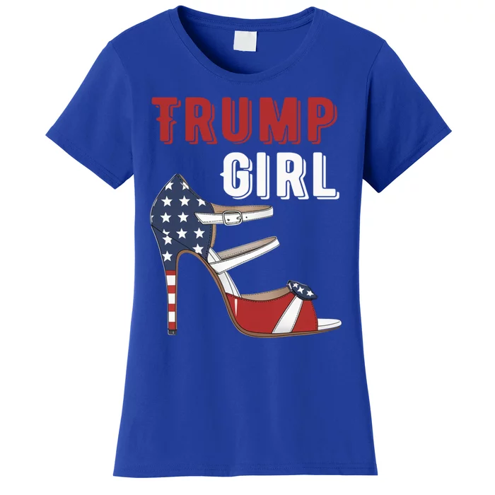 Funny Trump Election Trump Heel Shoe Gift Women's T-Shirt