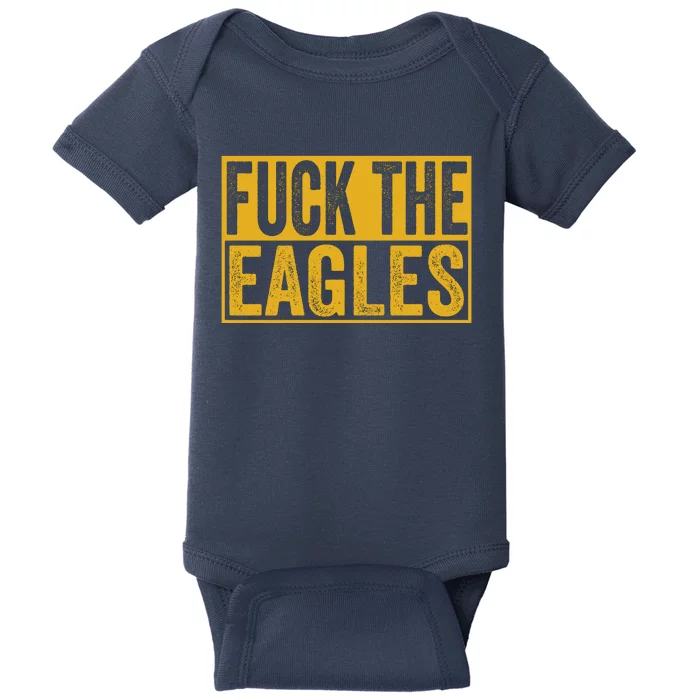 Fuck The Eagles Shirt Funny Eagles Gift For Sports Fans Baby Bodysuit