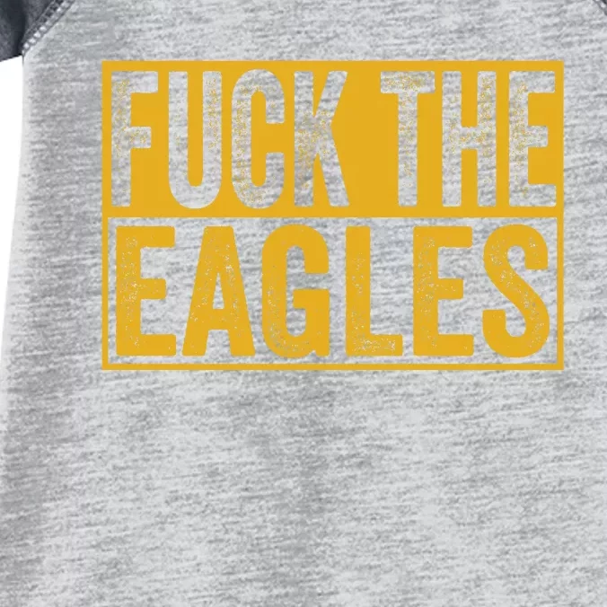 Fuck The Eagles Shirt Funny Eagles Gift For Sports Fans Infant Baby Jersey Bodysuit