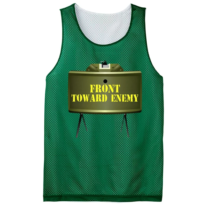 Front Toward Enemy Military Claymore Mine Front Toward Enemy Mesh Reversible Basketball Jersey Tank