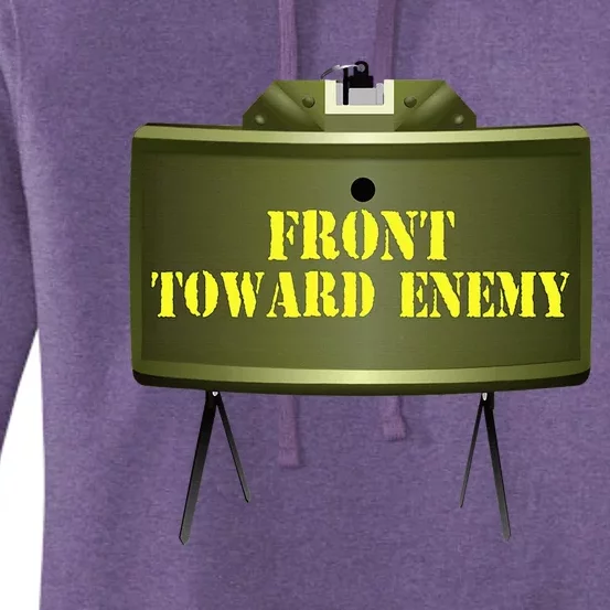 Front Toward Enemy Military Claymore Mine Front Toward Enemy Women's Pullover Hoodie