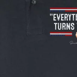 Funny Trump Everything Woke Turns To Shit Political Softstyle Adult Sport Polo