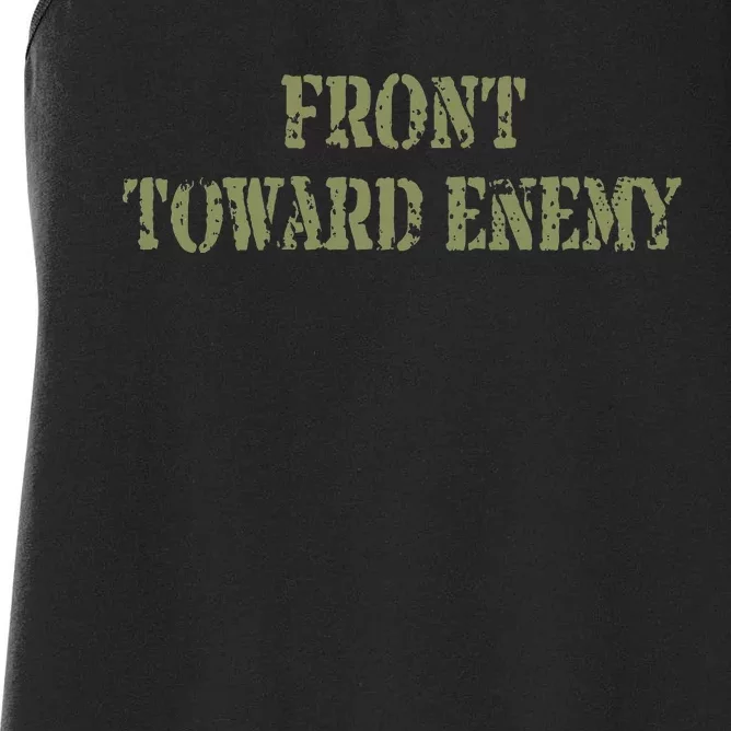 Front Towards Enemy Claymore Mine Front Towards Enemy Women's Racerback Tank