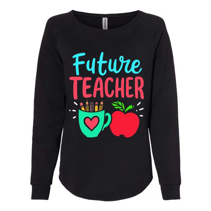 Future Teacher Education Student Womens California Wash Sweatshirt