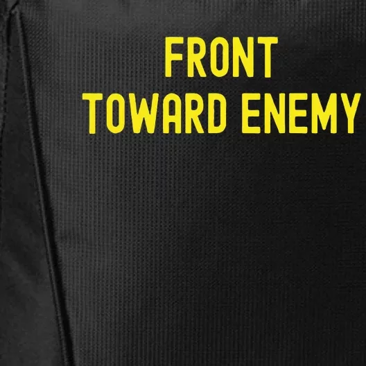 Front Towards Enemy Funny Military Usa City Backpack