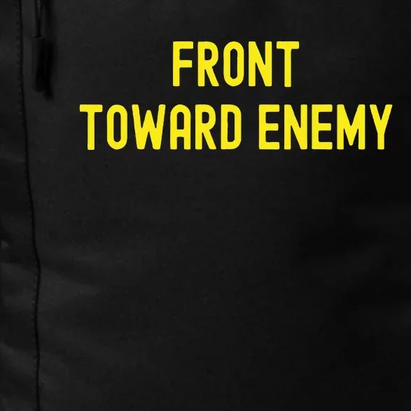 Front Towards Enemy Funny Military Usa Daily Commute Backpack