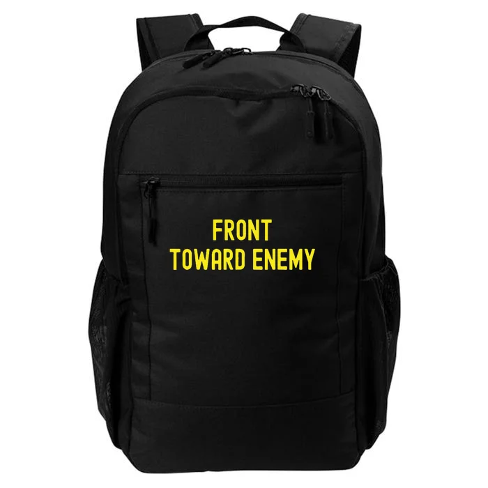 Front Towards Enemy Funny Military Usa Daily Commute Backpack