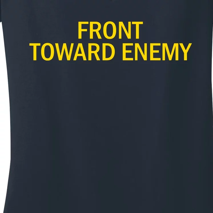 Front Toward Enemy Women's V-Neck T-Shirt