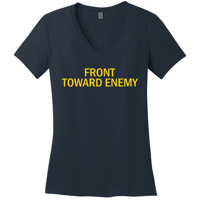 Front Toward Enemy Women's V-Neck T-Shirt