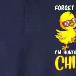 Forget The Eggs I'm Hunting Chicks Funny Happy Easter Day Softstyle Adult Sport Polo