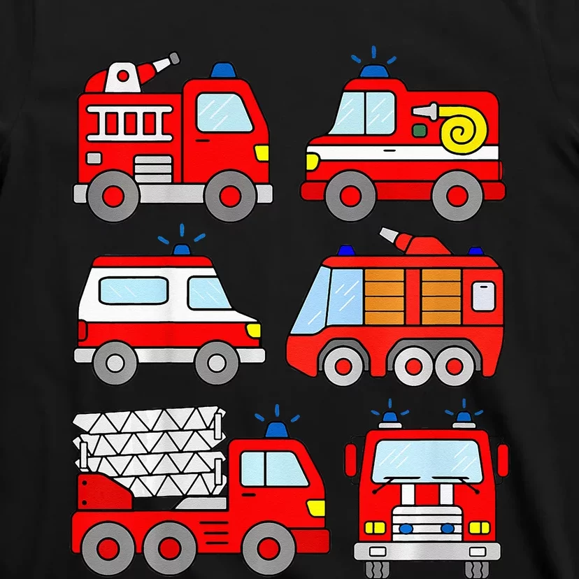 Fire Truck Emergency Vehicle T-Shirt