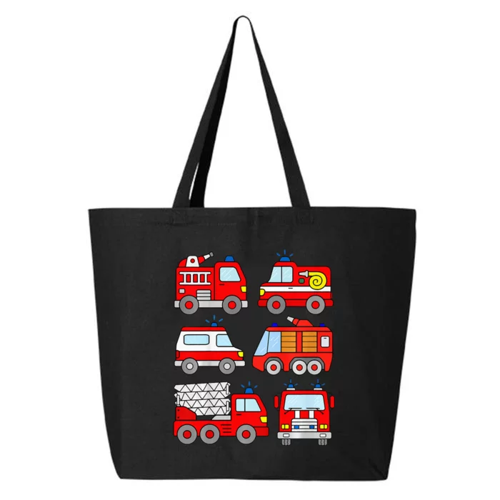 Fire Truck Emergency Vehicle 25L Jumbo Tote