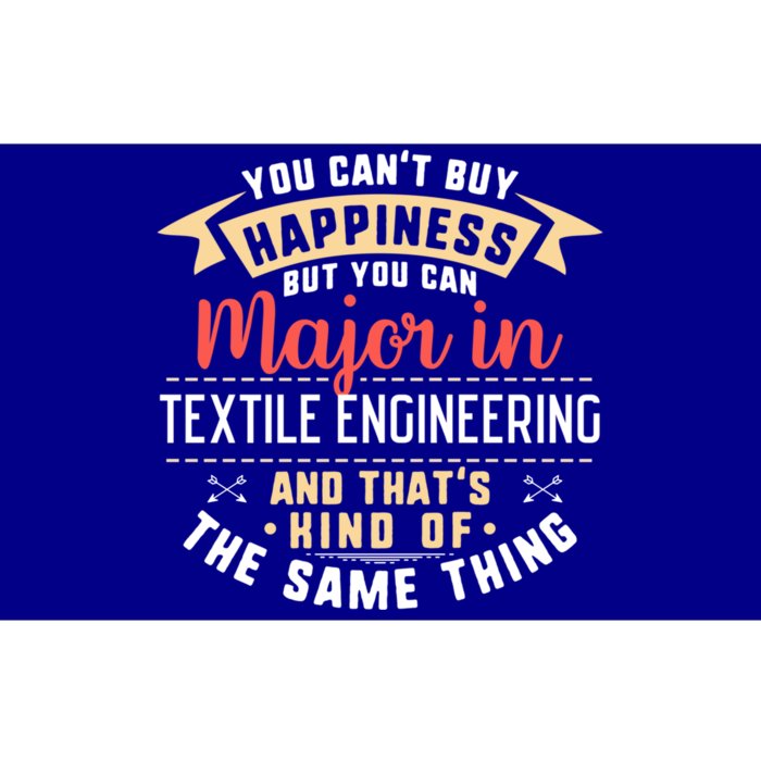 Funny Textile Engineering Major Studencool Gift Graduation Cool Gift Bumper Sticker