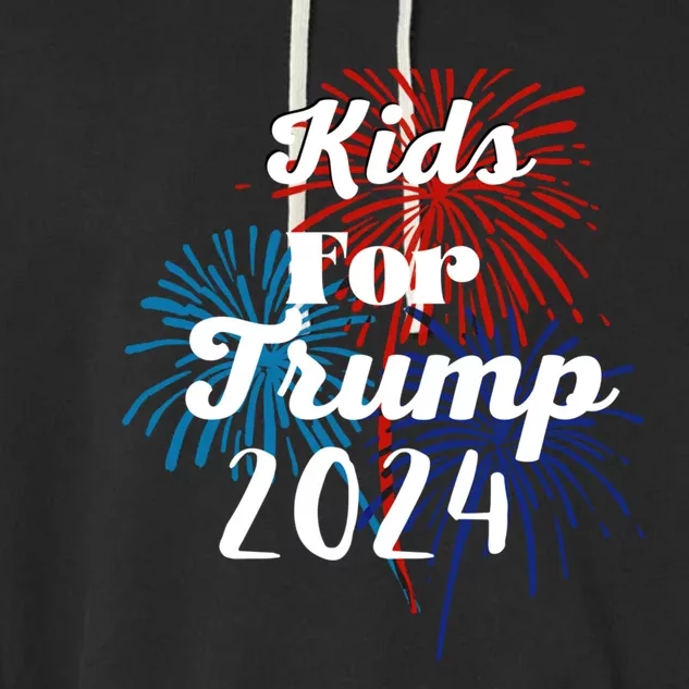 For Trump Election 2024 Cool Gift Garment-Dyed Fleece Hoodie