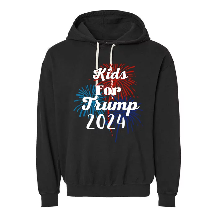 For Trump Election 2024 Cool Gift Garment-Dyed Fleece Hoodie